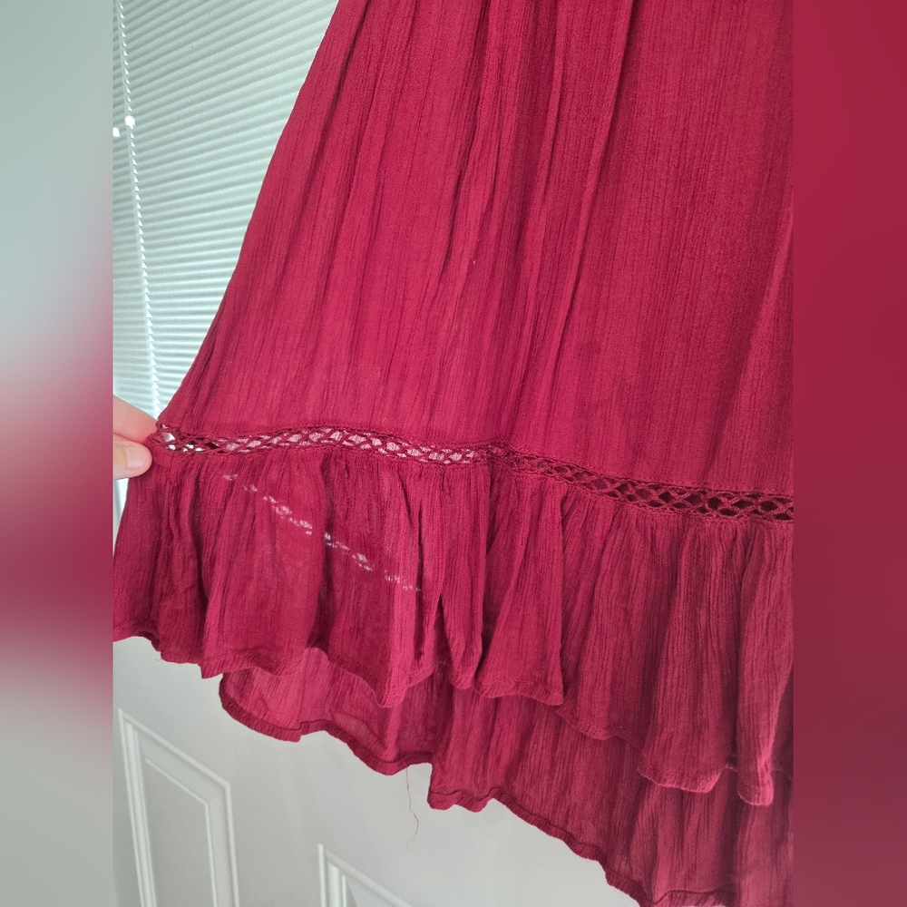 Burgandy Blouse - Picture 3 of 4